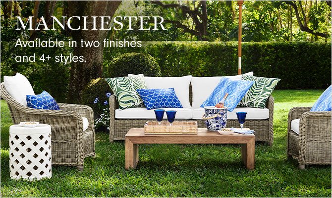 MANCHESTER - Available in two finishes and 4+ styles.