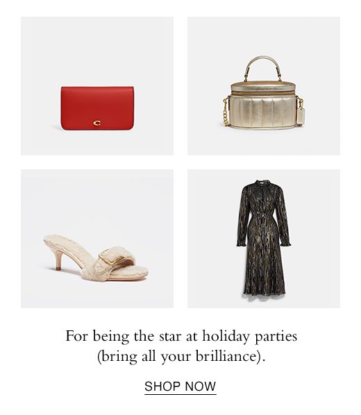 For being the star at holiday parties (bring all your brilliance). SHOP NOW