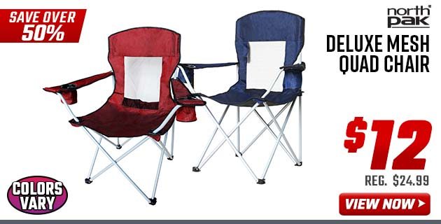 Northpak Deluxe Mesh Quad Chair