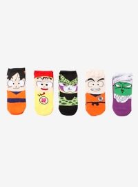 Character Face No-Show Socks
