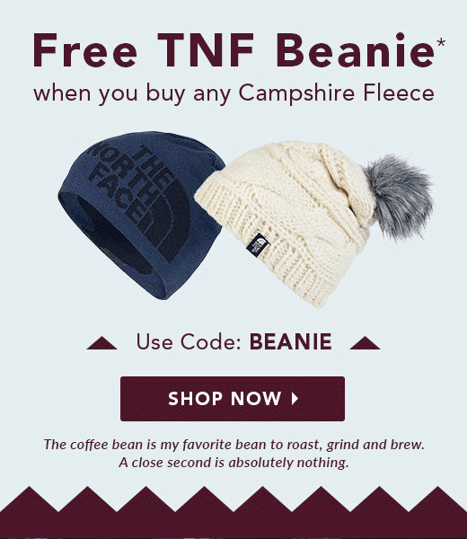 Free TNF Beanie. Neat.