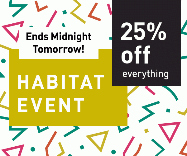 25% off ends midnight tomorrow