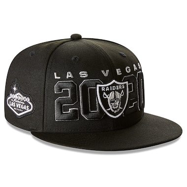Las Vegas Raiders New Era 2020 NFL Draft Official Draftee 59FIFTY Fitted Hat - Black