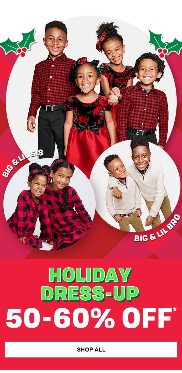 50-60% Off Holiday Dress-Up