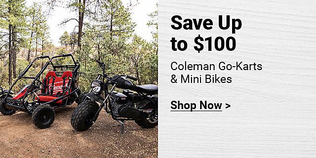 Coleman 196cc Mini Bike Extreme Tac Black