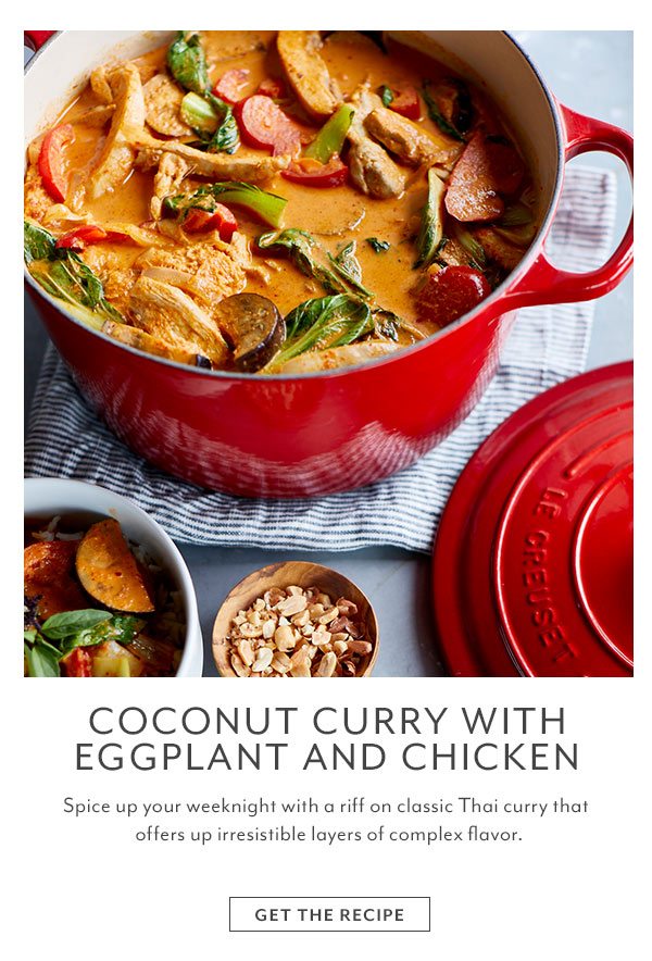 Coconut Curry with Eggplant and Chicken