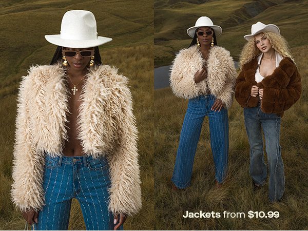 Jackets from $10.99