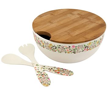 Bunny Meadow Salad Bowl Set