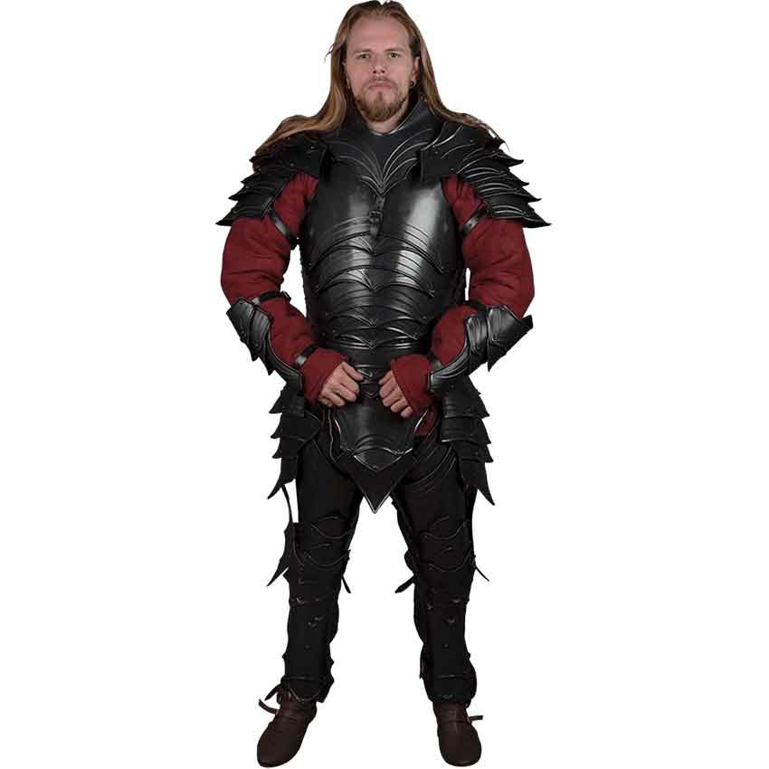 Image of Blackened Dragomir Armour Outfit