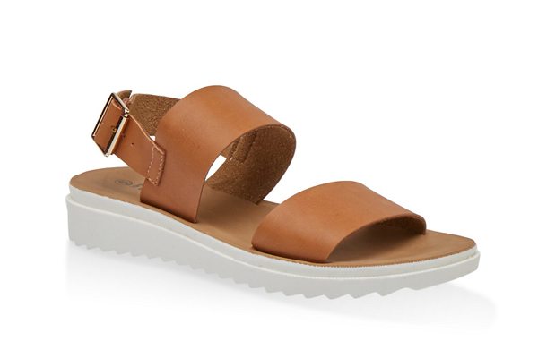 Two Band Back Strap Sandals