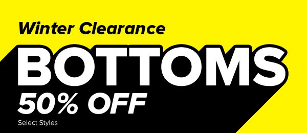 Shop Winter Clearance Bottoms