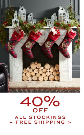 40% OFF ALL STOCKINGS + FREE SHIPPING