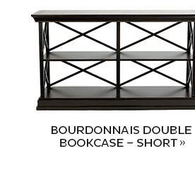 Bourdonnais Double Bookcase - Short