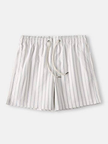 Cozy Stripe Loungewear Shorts