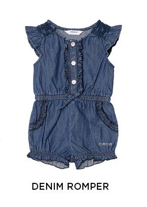 Denim Romper