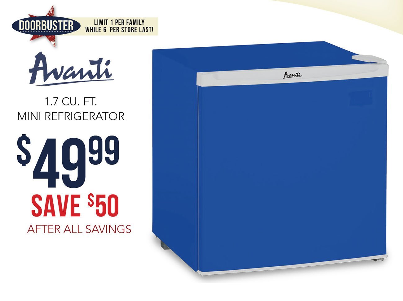 Avanti-mini-refrigerator