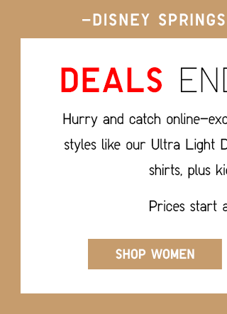 DEALS END TONIGHT! - SHOP WOMEN