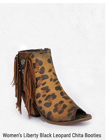 Shop Women’s Liberty Black Leopard Chita Booties »