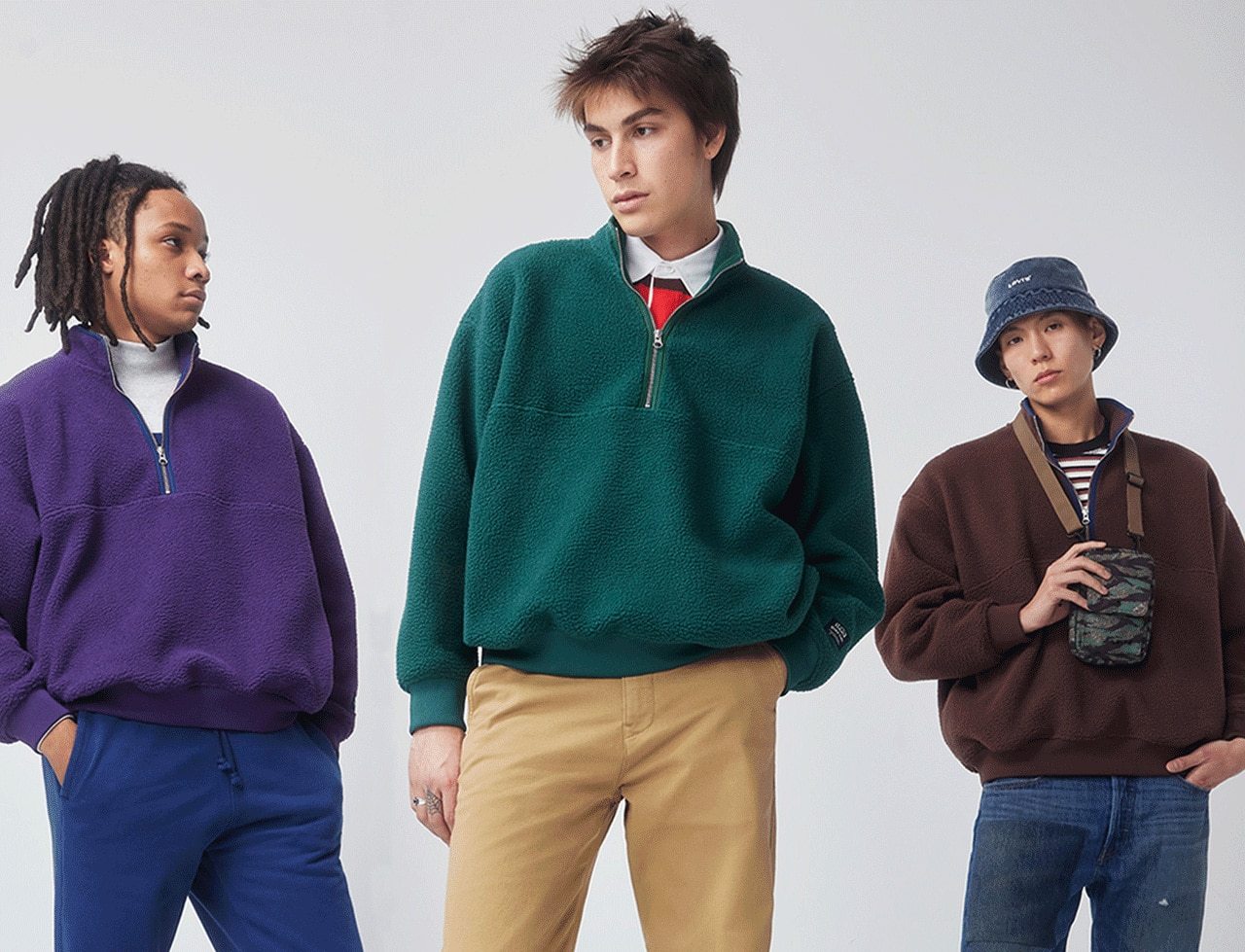 SHOP SHORELINE HALF ZIP JACKET