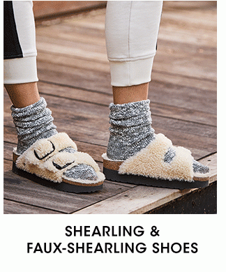 Shearling & Faux-Shearling Shoes