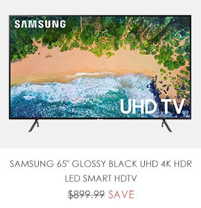 Shop Samsung 65 Glossy Black UHD 4K HDR LED Smart HDTV