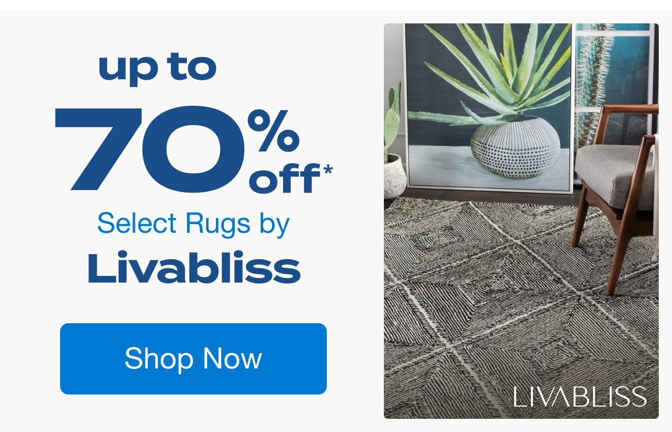 Up to 70% Off Select Rugs by Livabliss*