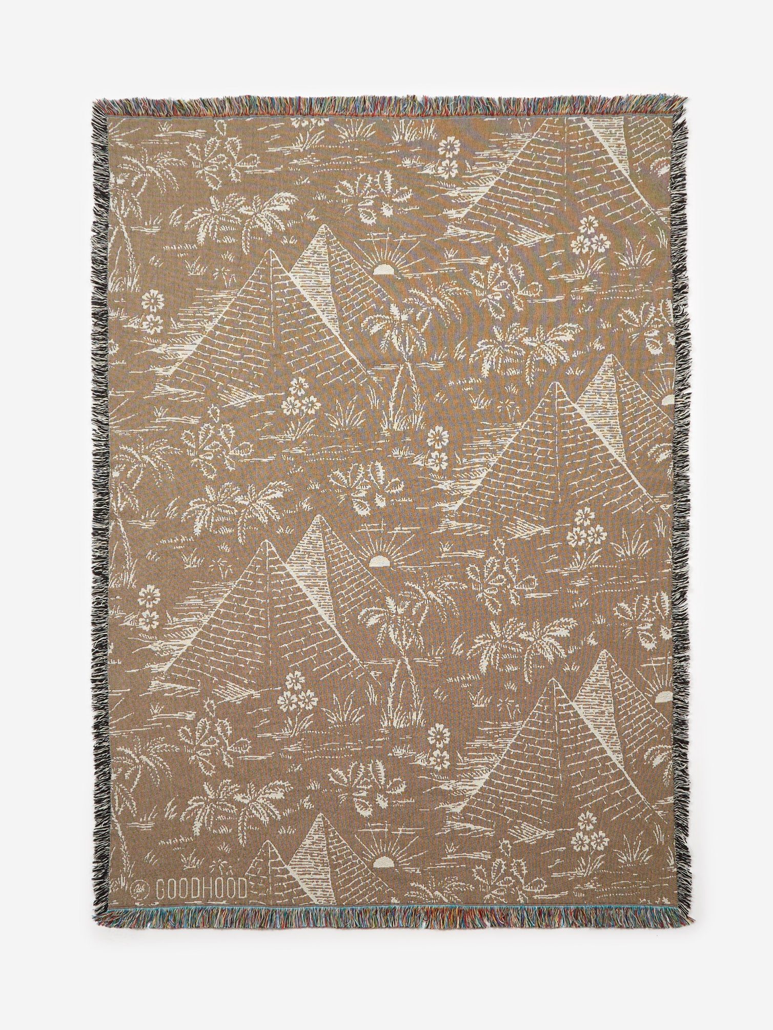 Image of Goods by Goodhood Lifestore Art Throw - Pyramid Print