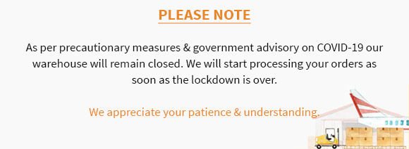 Delay in order deliveries due to lockdown.