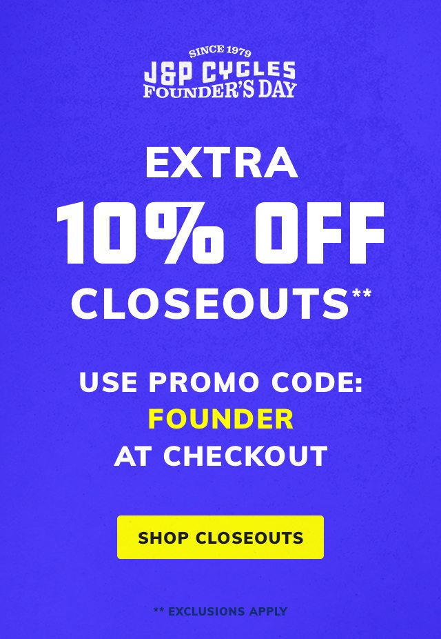 Extra 10% off closeouts