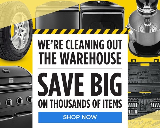 WE'RE CLEANING OUT THE WAREHOUSE | SAVE BIG ON THOUSANDS OF ITEMS | SHOP NOW