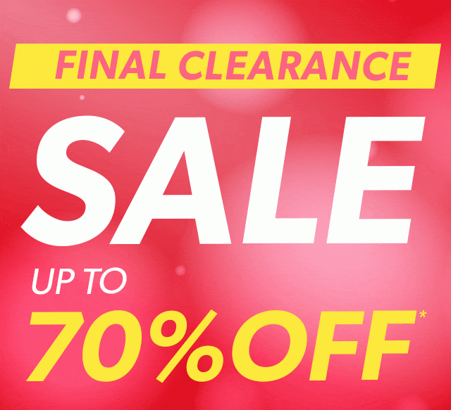SHOP UP TO 70% OFF