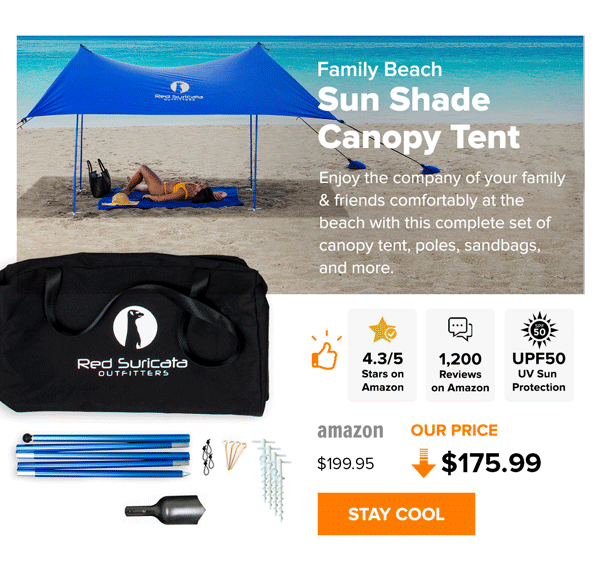 Sun Shade Canopy Tent | Stay Cool 