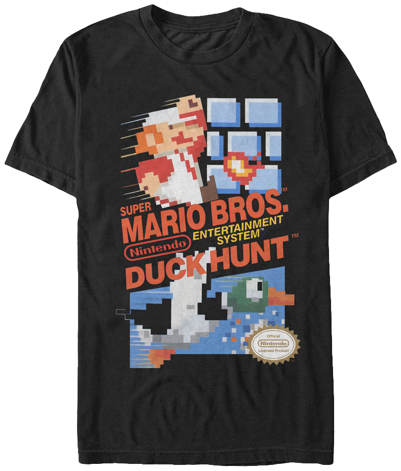 Super Mario Bros and Duck Hunt T-Shirt