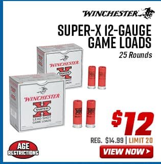 Winchester Super-X 12-Gauge Game Loads