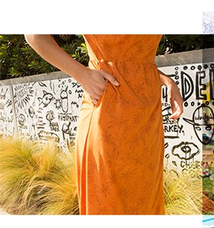 Shop Sunkissed Maxi Collage Panel - Poppy Airy Floral Print