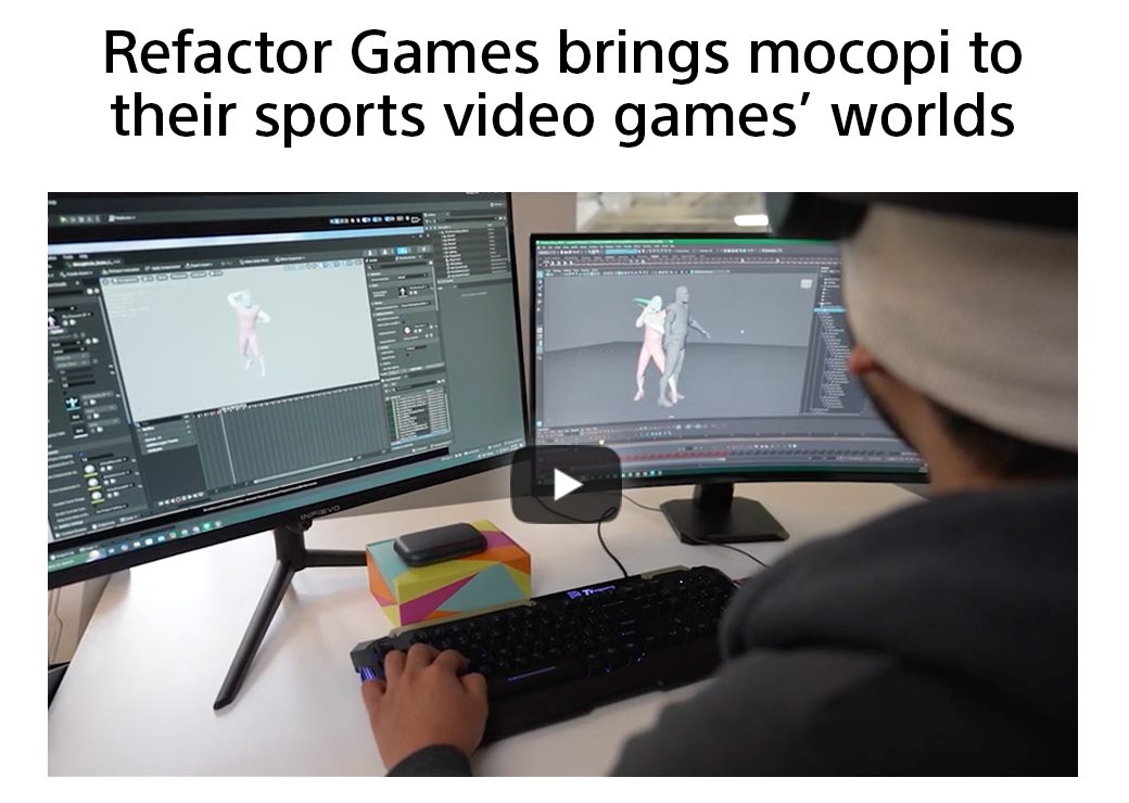 Refactor Games bring mocopi to their sports video games' worlds