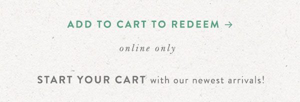 Free gift with your $175+ clothing purchase.
