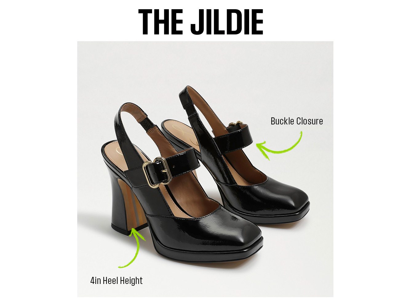 The Jildie (Black Patent)