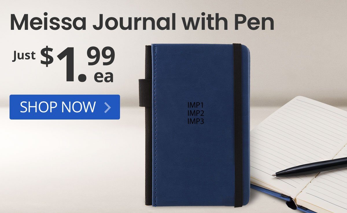 Meissa Journal with Pen for only $1.99 ea.