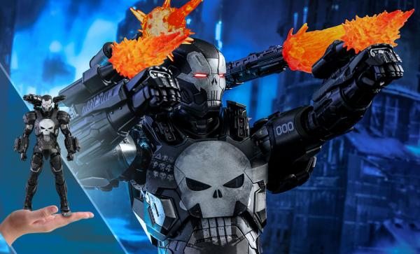 FREE U.S. SHIPPING The Punisher War Machine Armor Sixth Scale Figure by Hot Toys