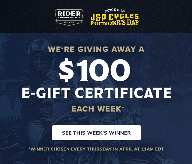 We're giving away a $100 e-gift certificate