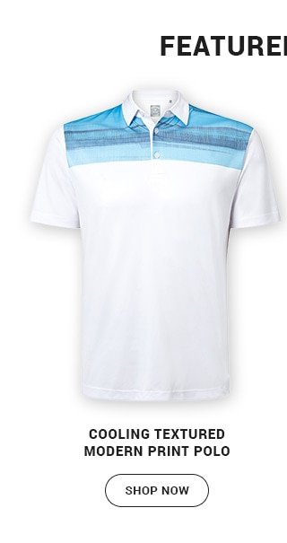 Cooling Modern Print Polo