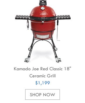 Kamado Joe Red Classic 18 Ceramic Grill