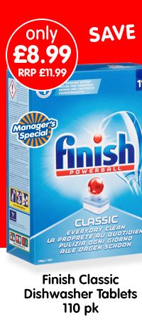 Finish Classic Dishwasher Tablets 110s