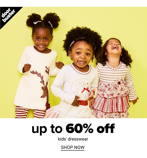 up to 60% kids dresswear - Shop Now