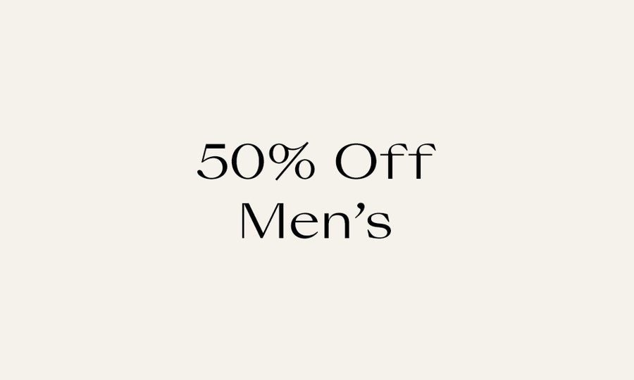 50% Off Men's