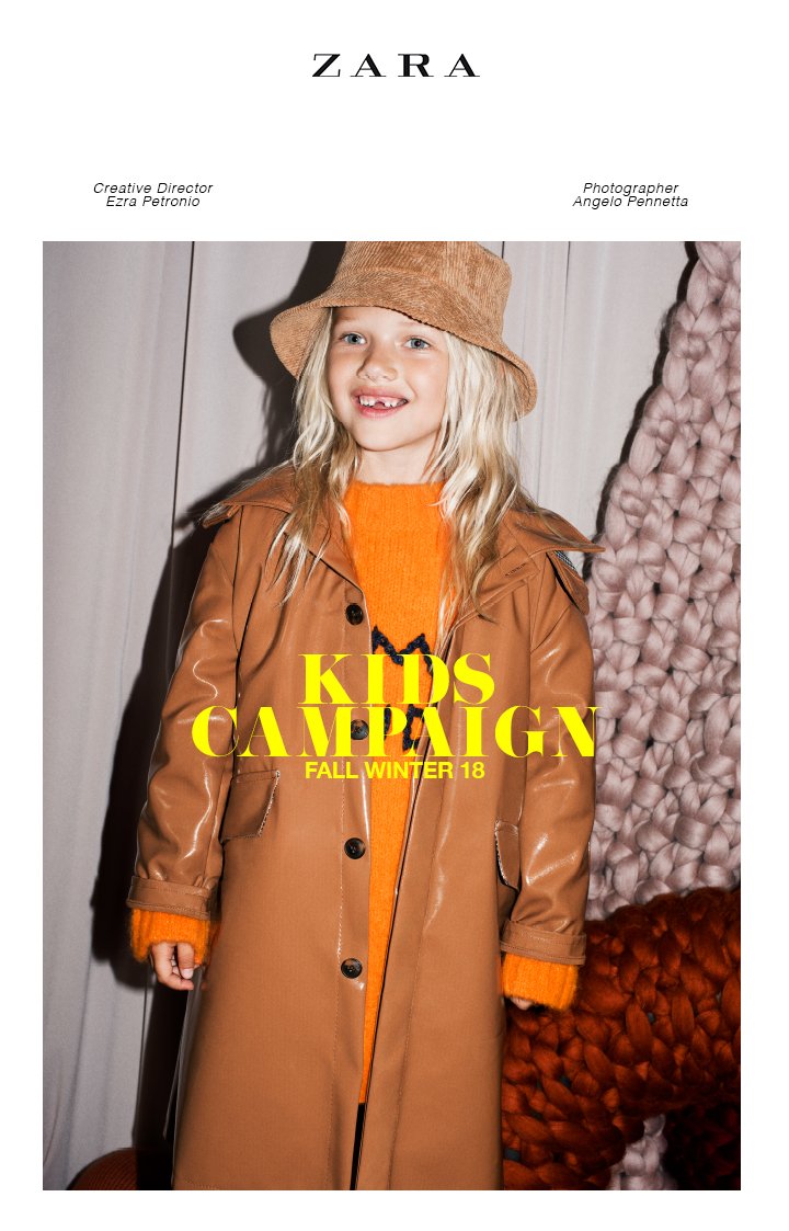 Pin en CAMPAIGN FW'18 - KIDS