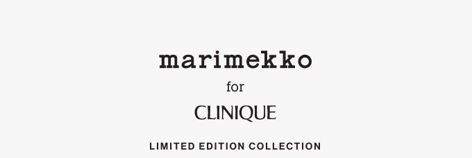 MARIMEKKO for CLINIQUE LIMITED EDITION COLLECTION