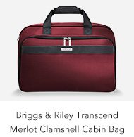 Shop Briggs & Riley Transcend Merlot Clamshell Cabin Bag