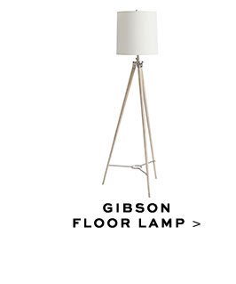 GIBSON FLOOR LAMP >